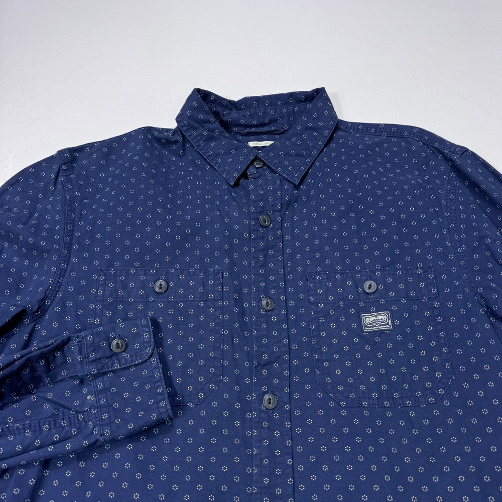 Denim & Supply Ralph Lauren Men's Medium Regular Fit Button Shirt Western Logo